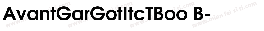 AvantGarGotItcTBoo B字体转换
